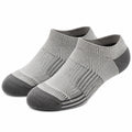 Chaussettes basses 35-38 en maille gris anthracite pour sport et quotidien