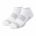 Chaussettes basses 35-38 en maille blanche et grise style sport