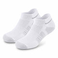 Chaussettes de sport 39-42 en maille textile blanche respirante - coupe basse