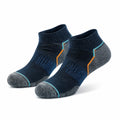 Chaussettes de sport 35-38 en maille textile bleu marine gris pour activité physique