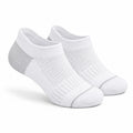 Chaussettes basses 35-38 en maille textile blanc et gris respirantes pour sport